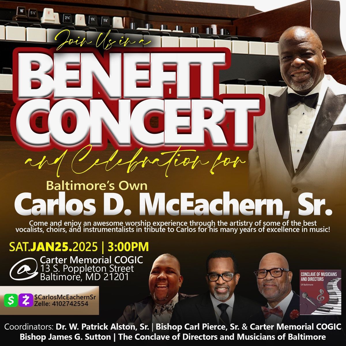 Benefit Concert for Carlos D. McEachern, Sr.