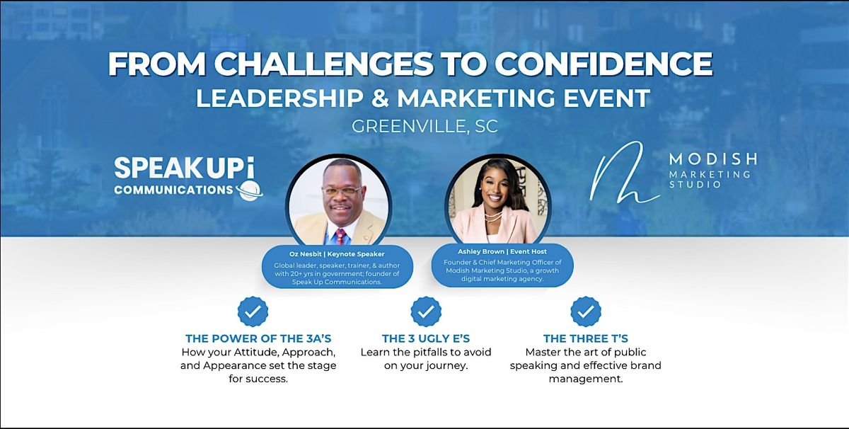 Transforming Challenges to Confidence | Leadership & Marketing Event