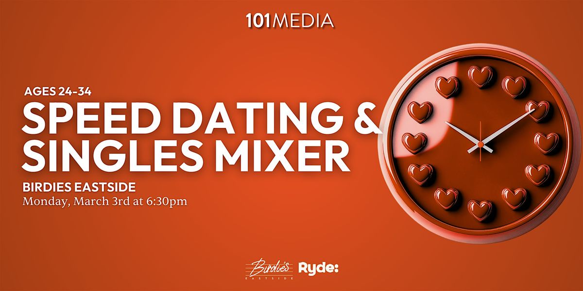 Dallas Speed Dating & Singles Mixer (ages 24-34)