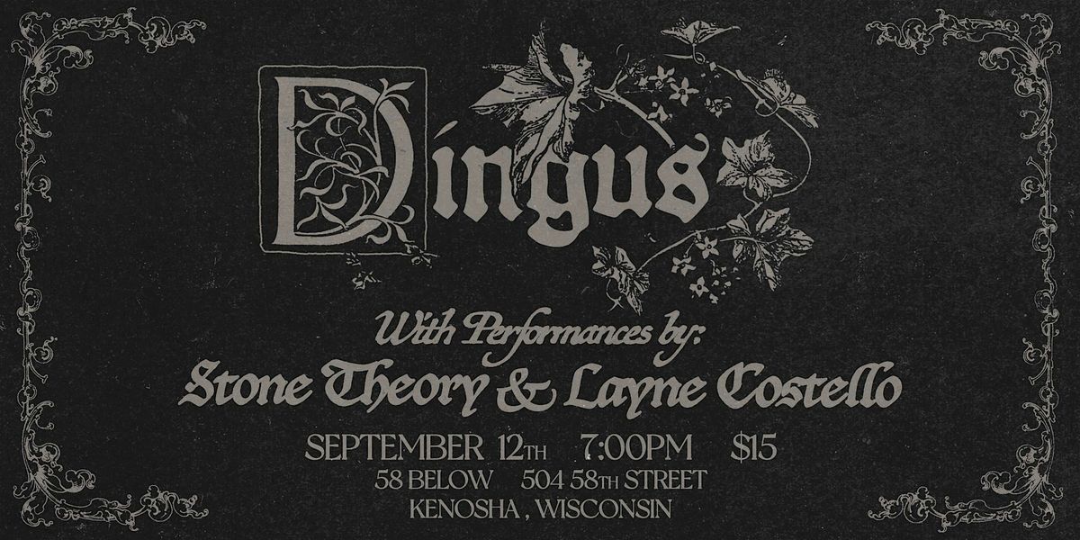 DINGUS.  LIVE @ 58 BELOW - ALBUM RELEASE SHOW