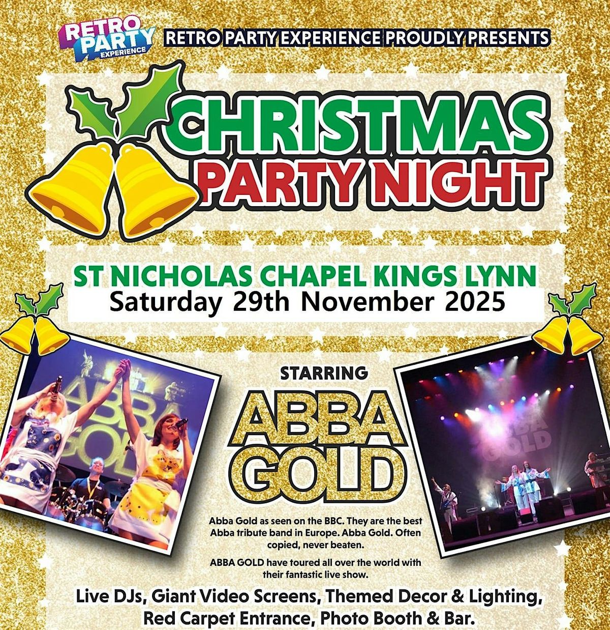 Abba Christmas Party Night