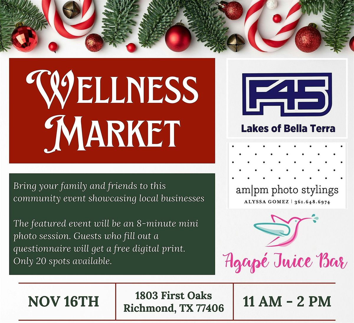 Free Holiday Market and community event