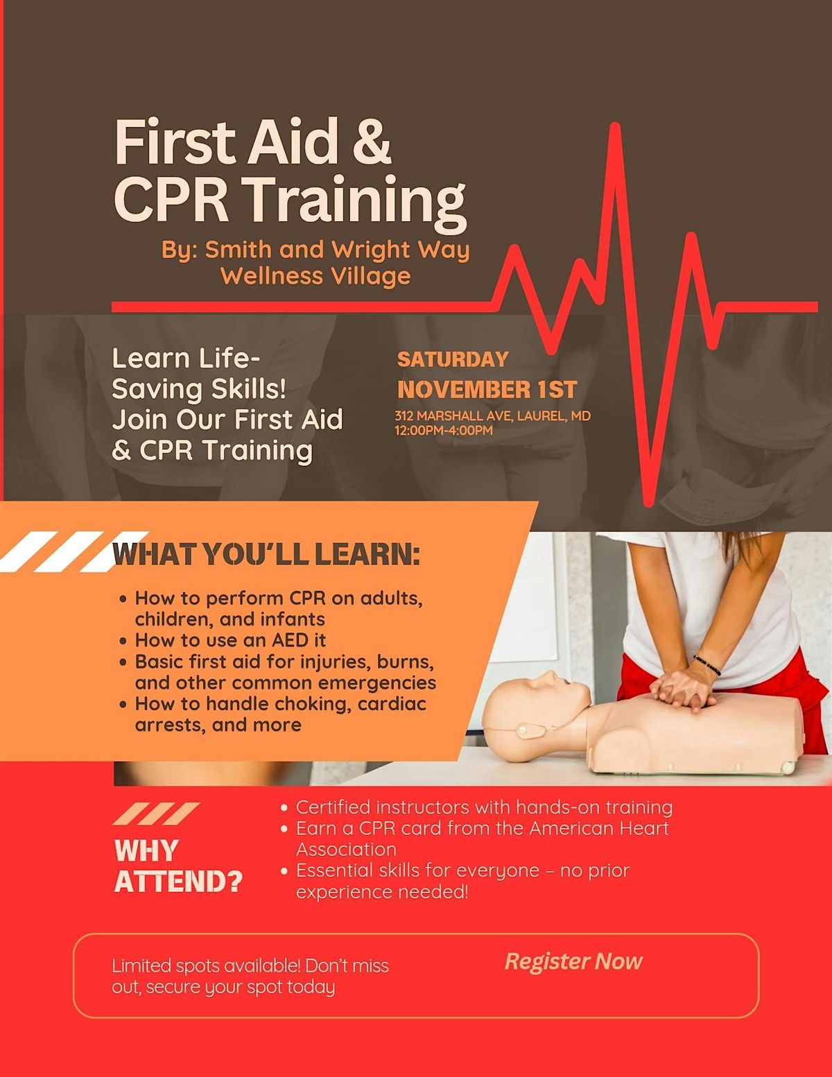 CPR\/AED\/First Aid training for Beauty Industry Professionals