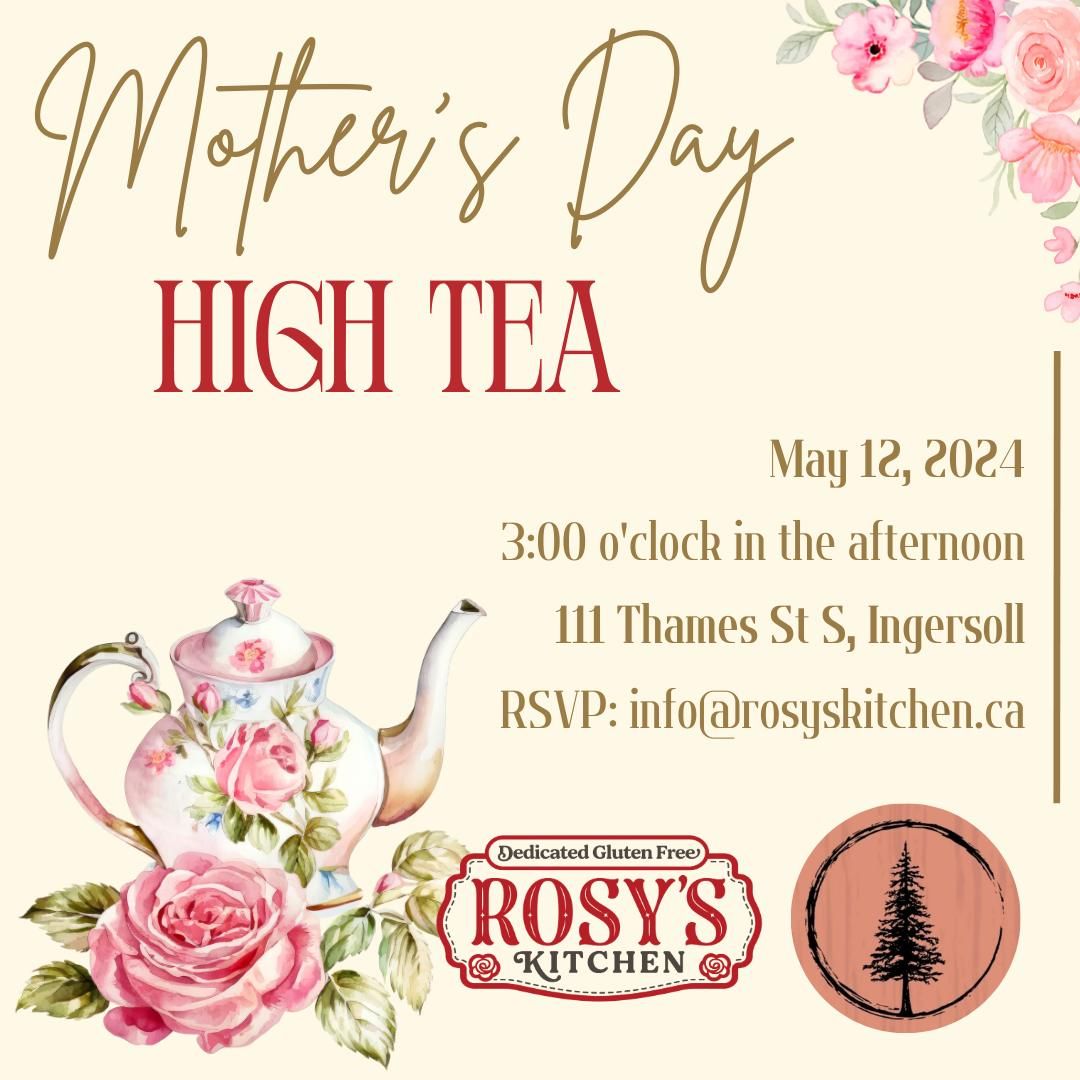 Mother's Day High Tea (Gluten-free and Vegan)