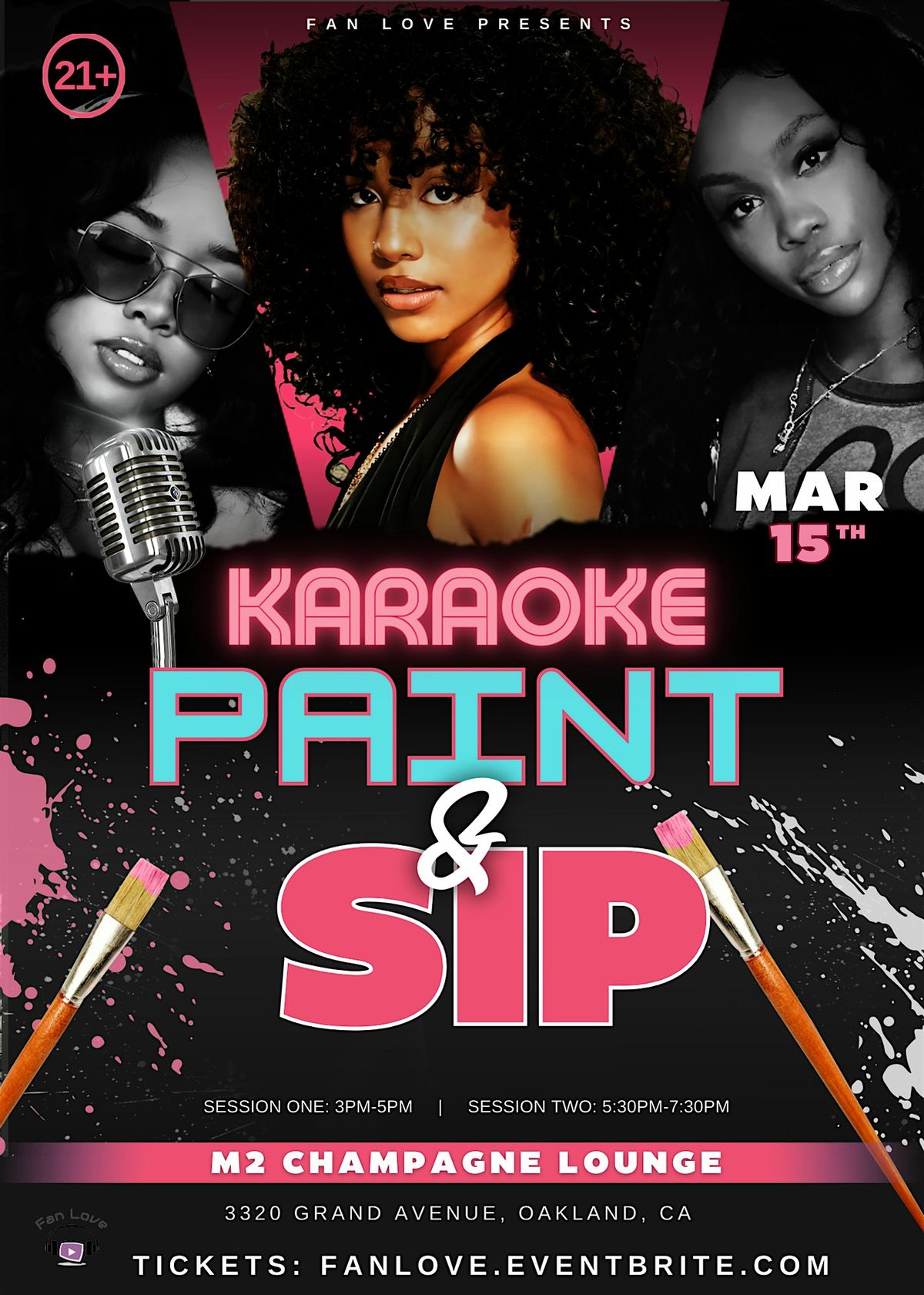 The Karaoke Paint & Sip Party @ M2