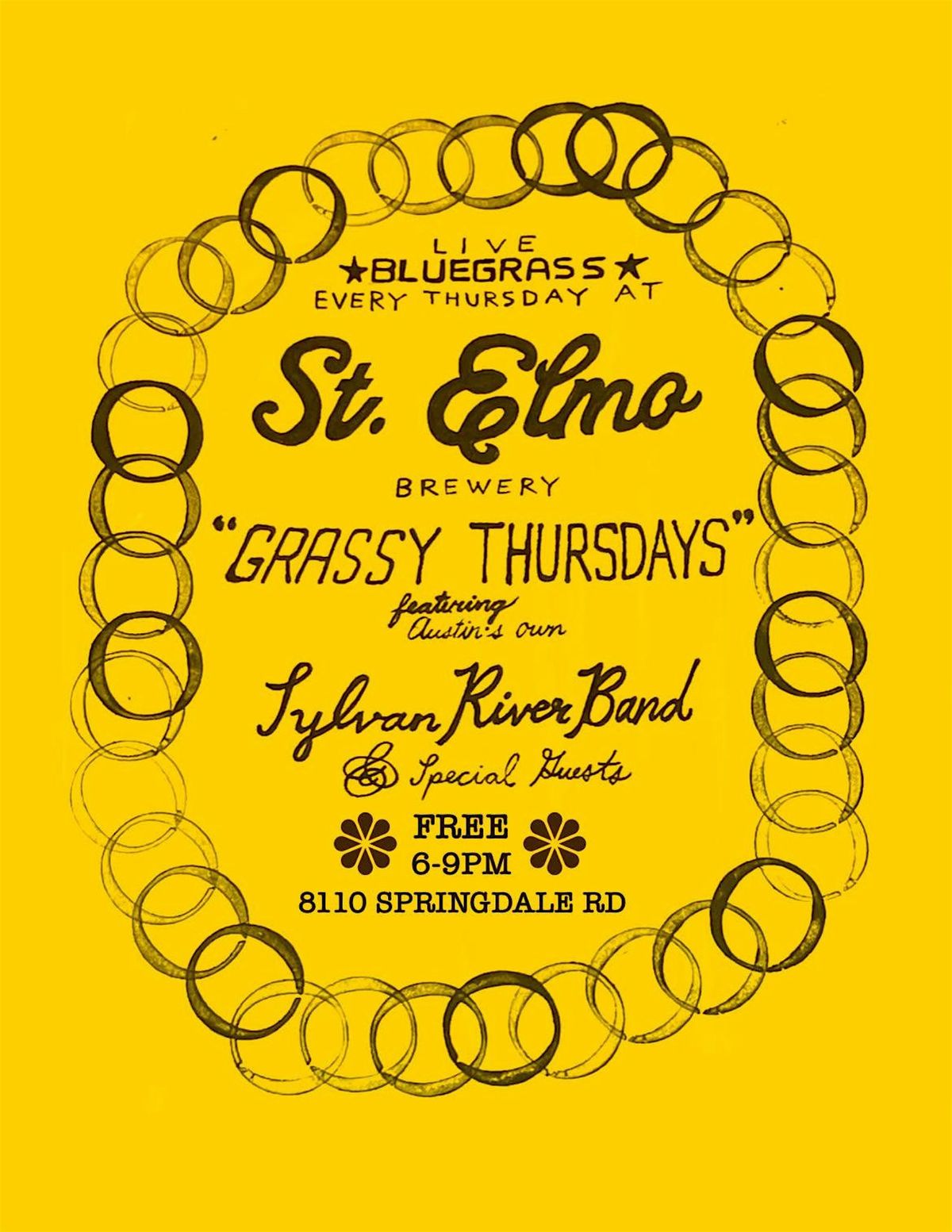 Every Thursday: Live Bluegrass at St. Elmo Springdale