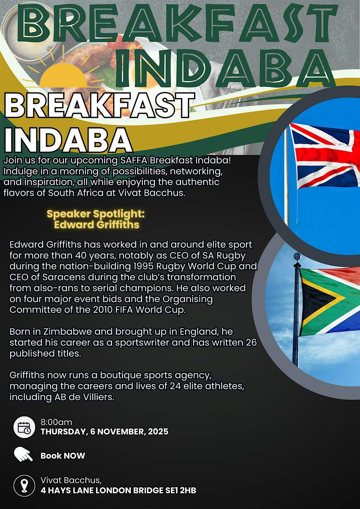 SAFFA Breakfast Indaba