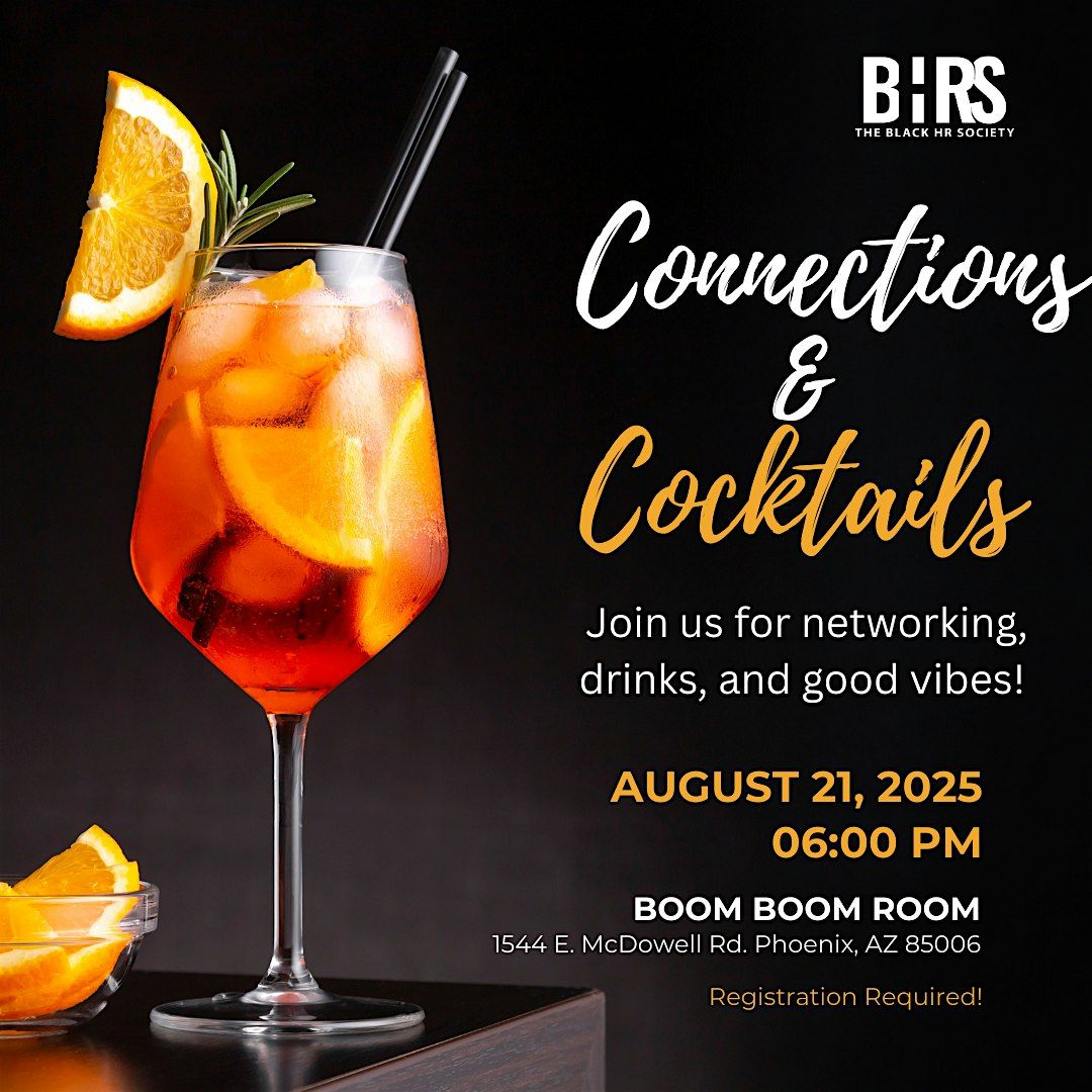 Connections & Cocktails with The Black HR Society