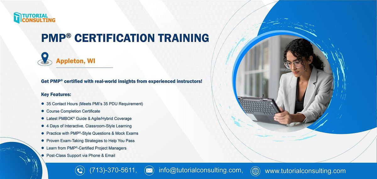 PMP\u00ae Certification for Working Professionals in Appleton, WI