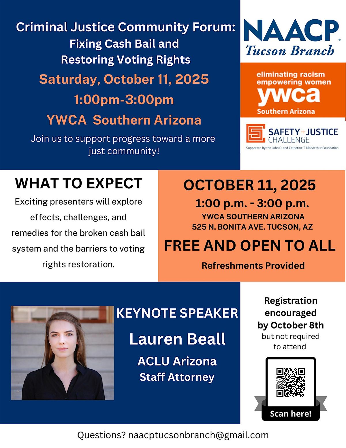 Community Forum - Fixing Cash Bail and Restoring Voting Rights