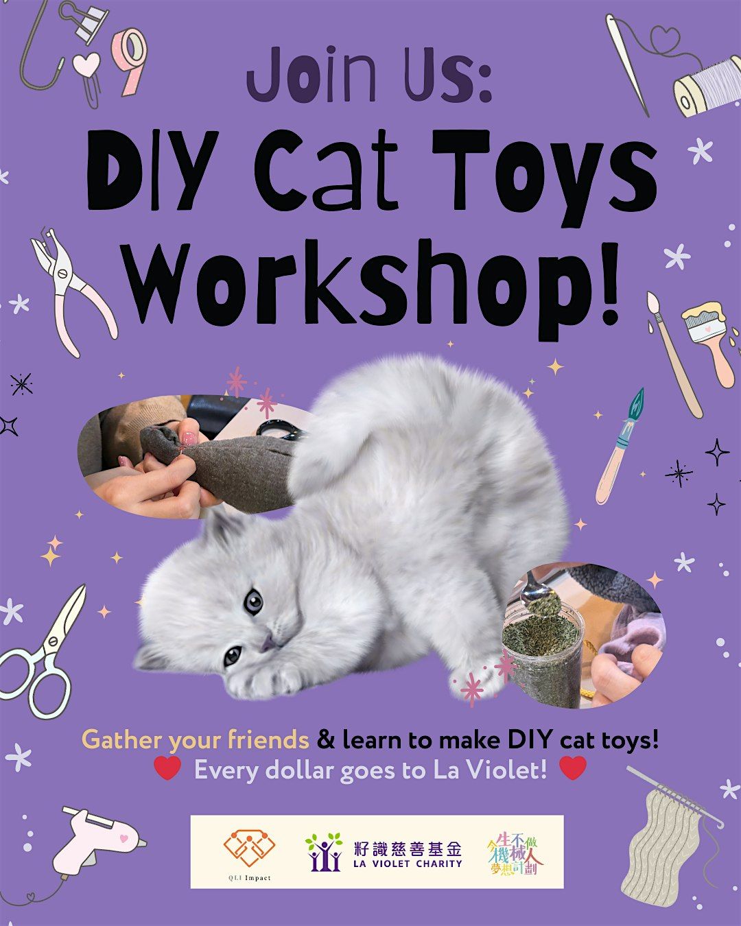 QLI X La Violet: DIY Cat Toy