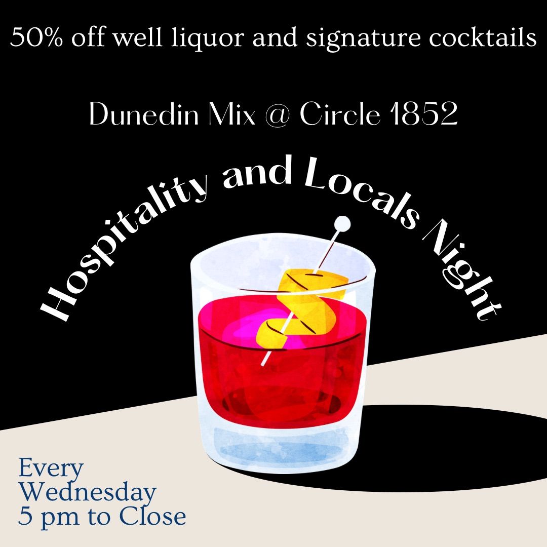 Hospitality and Locals Night - 50% off select items