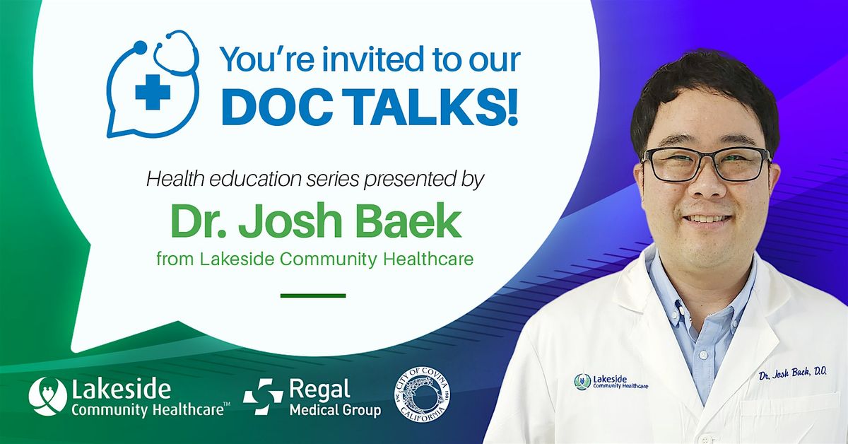 Doc Talk with Dr. Josh Baek DO  Family Medicine - Osteoarthritis