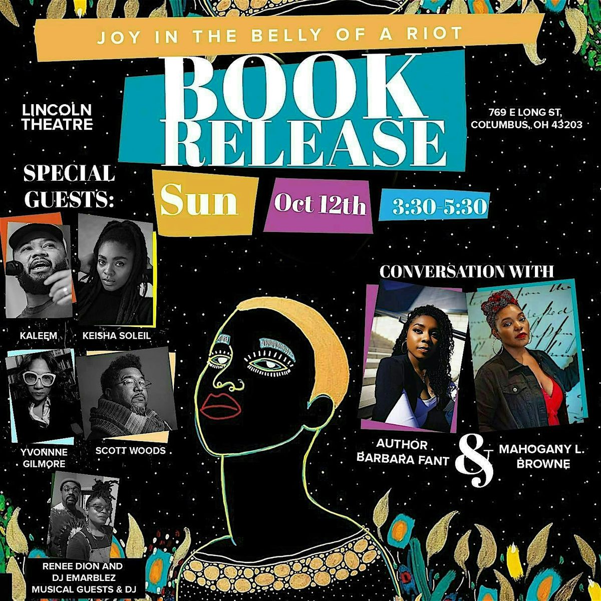 Joy in the Belly of a Riot by Barbara Fant Book Launch at Lincoln Theatre