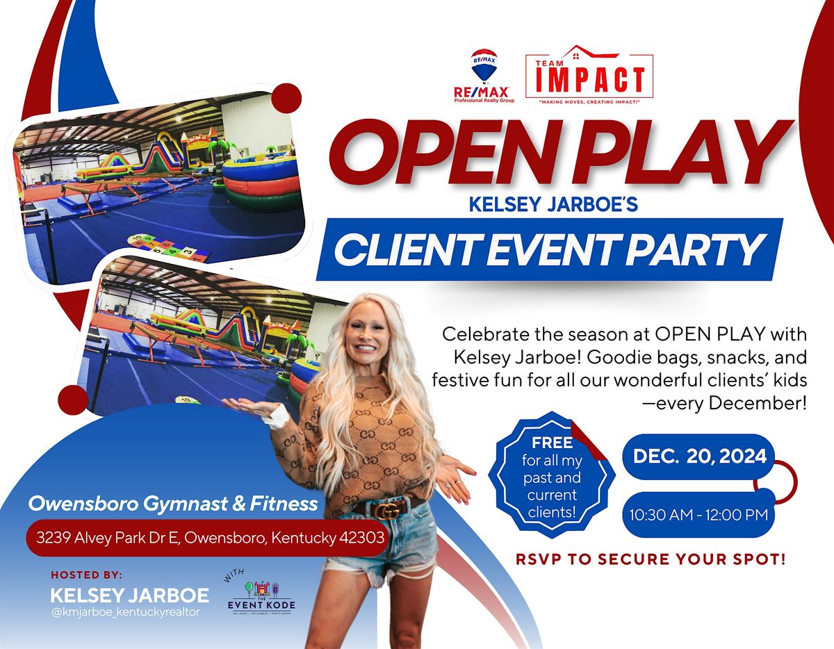 OPEN PLAY: Kelsey Jarboe's CLIENT EVENT PARTY