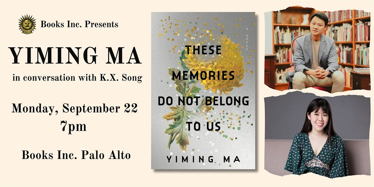 YIMING MA at Books Inc. Palo Alto