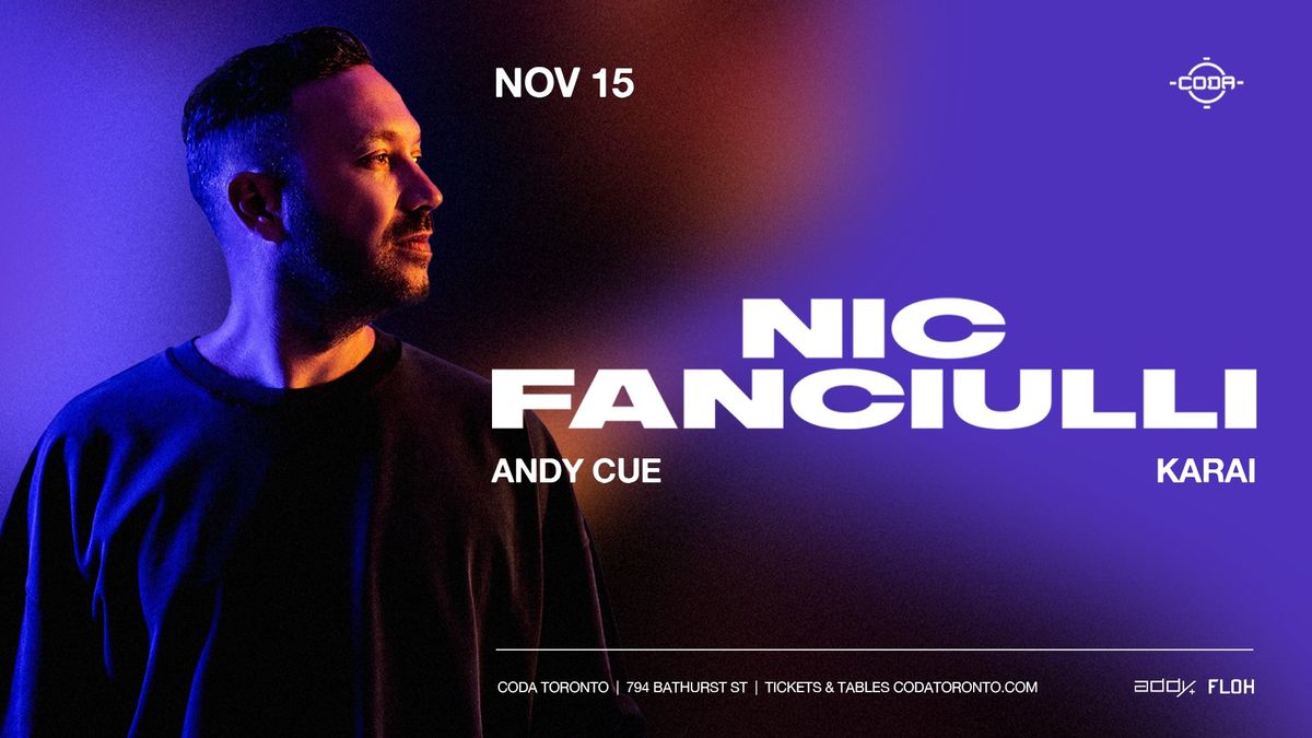 Nic Fanciulli x CODA | November 15th