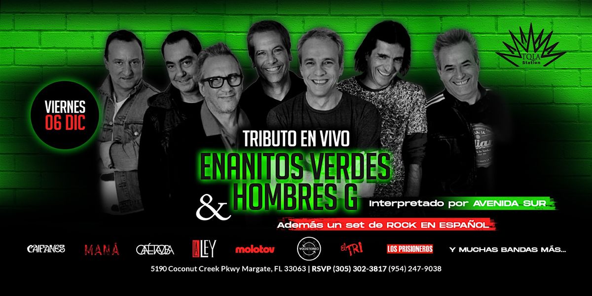 ENANITOS VERDES & HOMBRES G Tributo en VIVO -Rock en Espa\u00f1ol by Av Sur