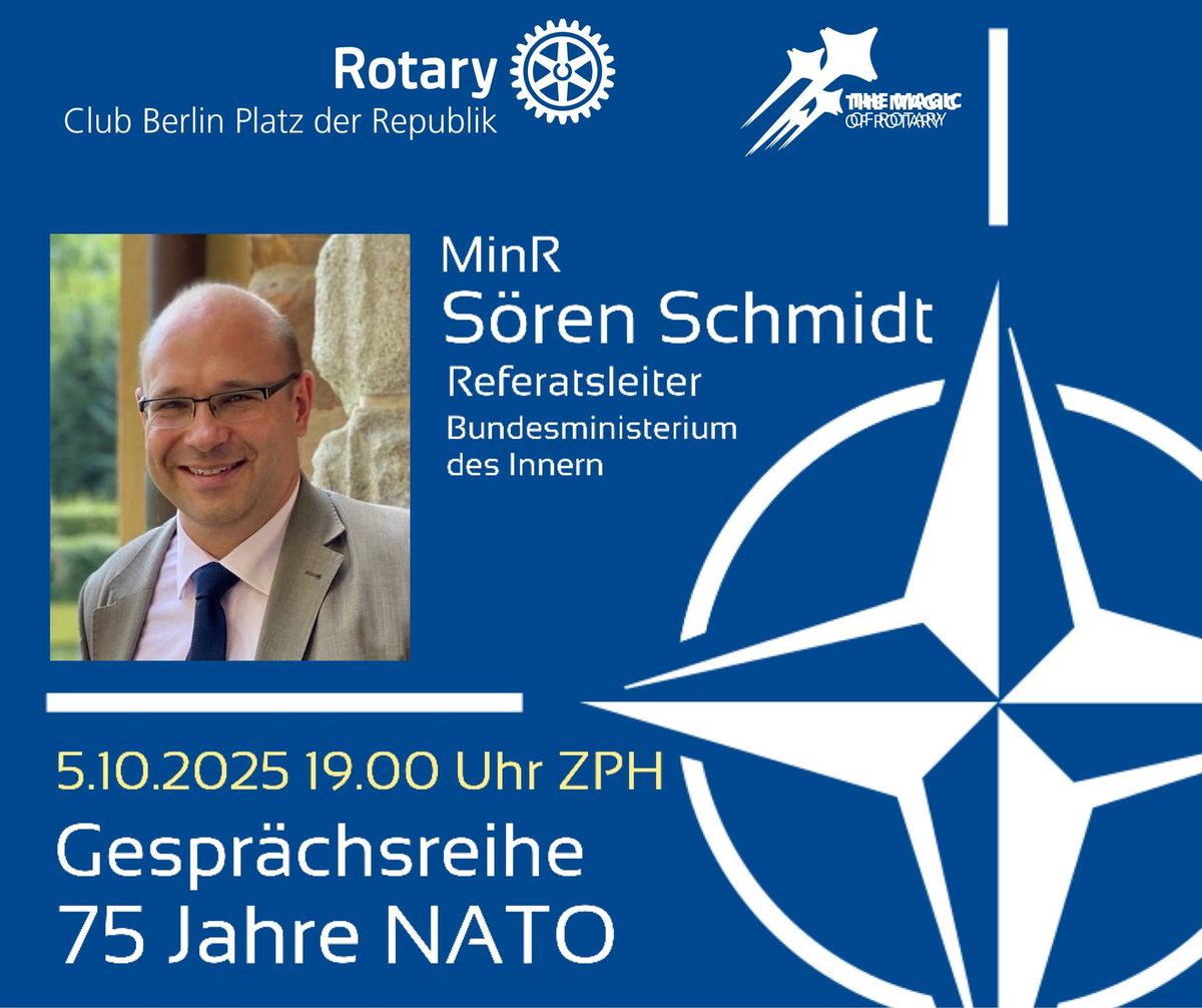 Gespr\u00e4chsreihe 75 Jahre NATO mit S\u00f6ren Schmidt BMI