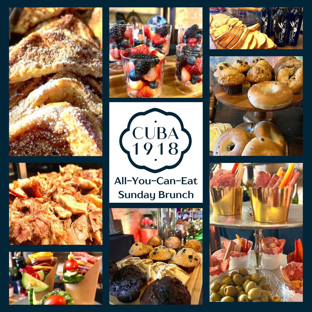 Sunday All-You-Can-Eat Brunch at Cuba 1918