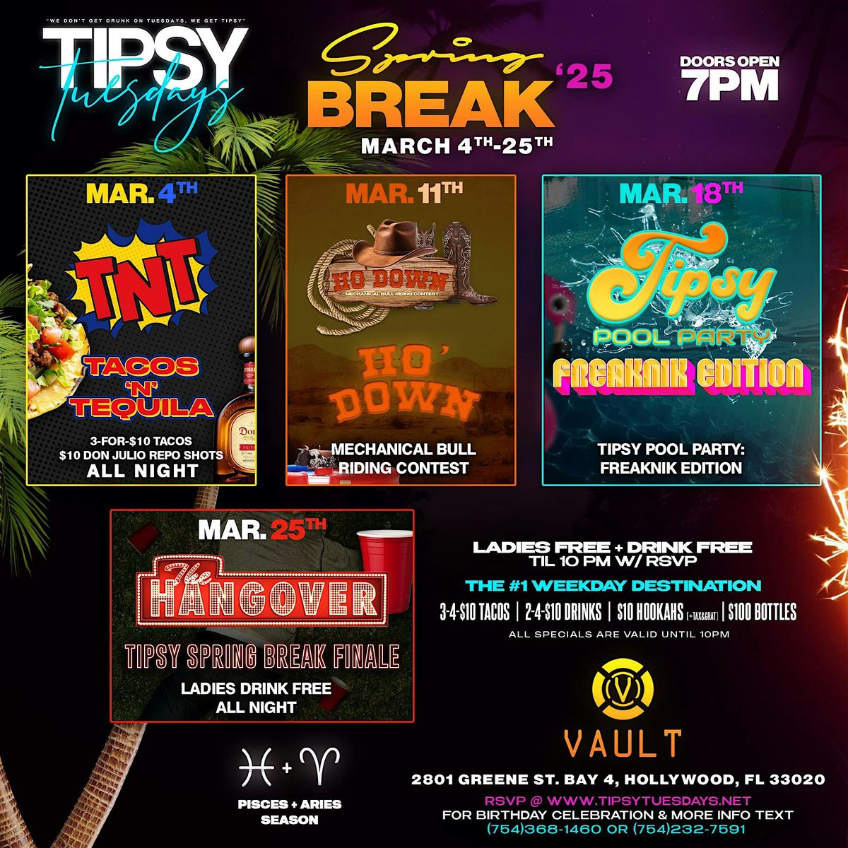 Tipsy Tuesdays: TNT (Tacos 'N' Tequila) The #1 Weekday Destination