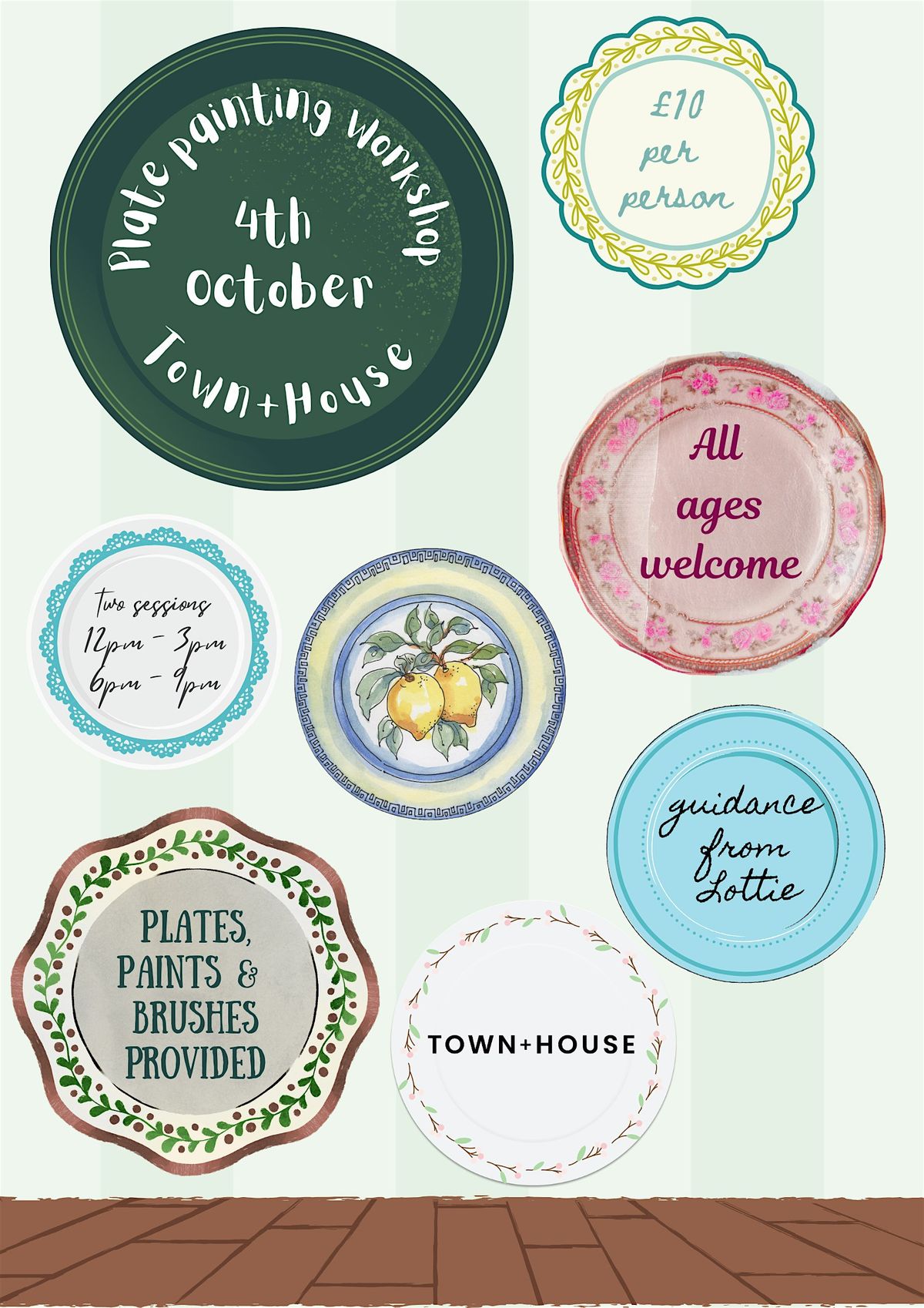 Plate Painting at TOWN+HOUSE