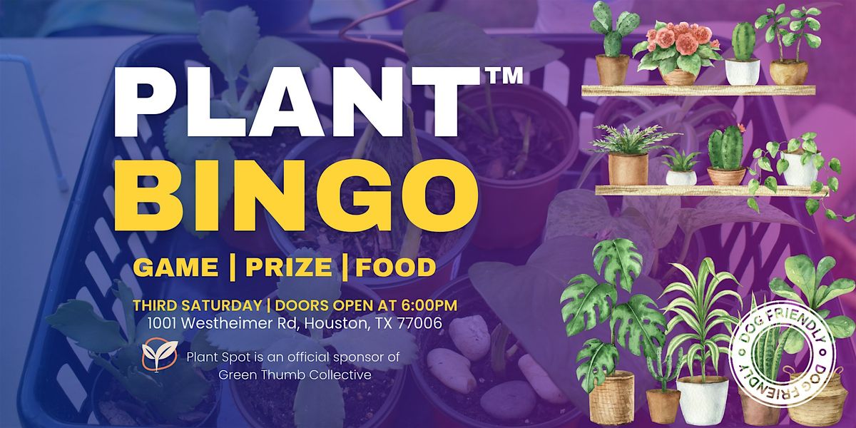 Plant Bingo Houston - September Edition