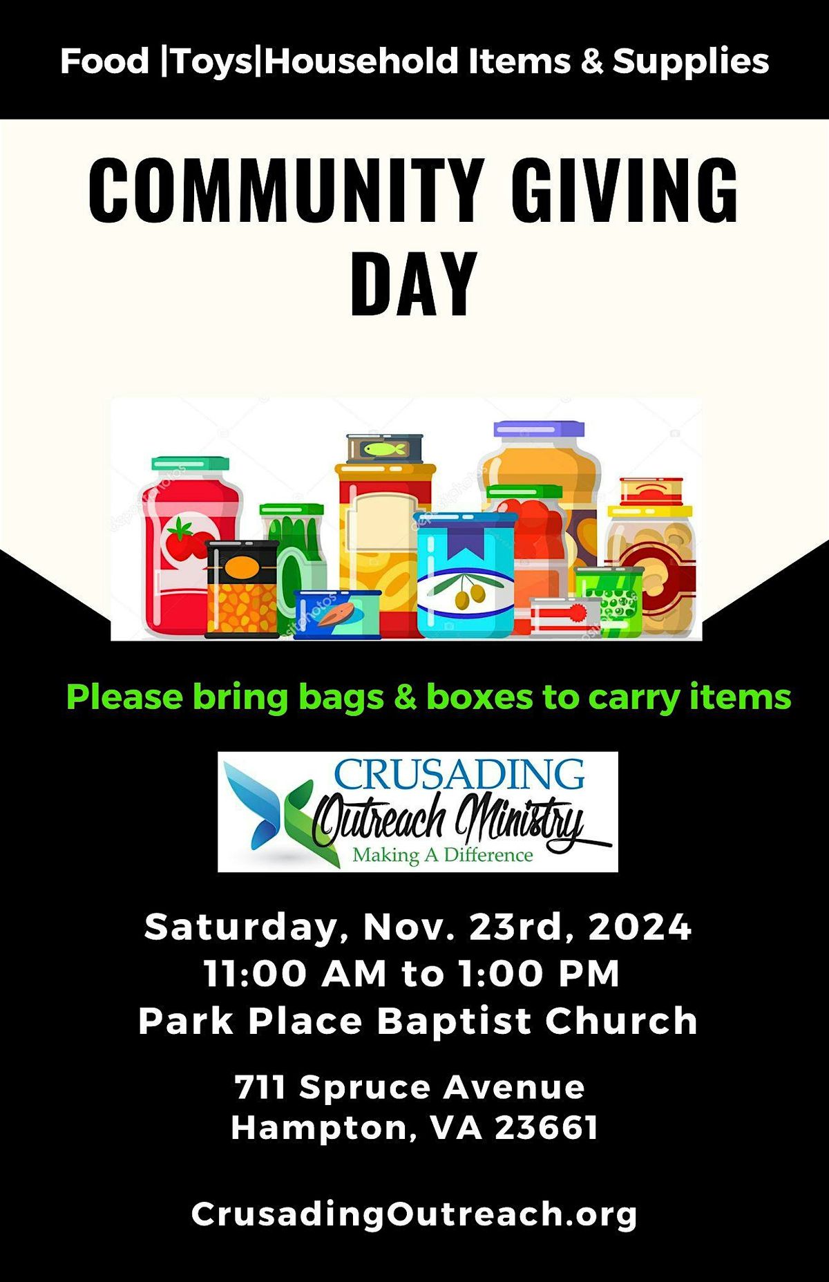 Community Giving Day (Food & Supply Distribution)