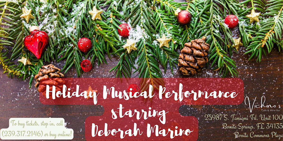 Holiday Musical Performance starring Deborah Marino: Second Show