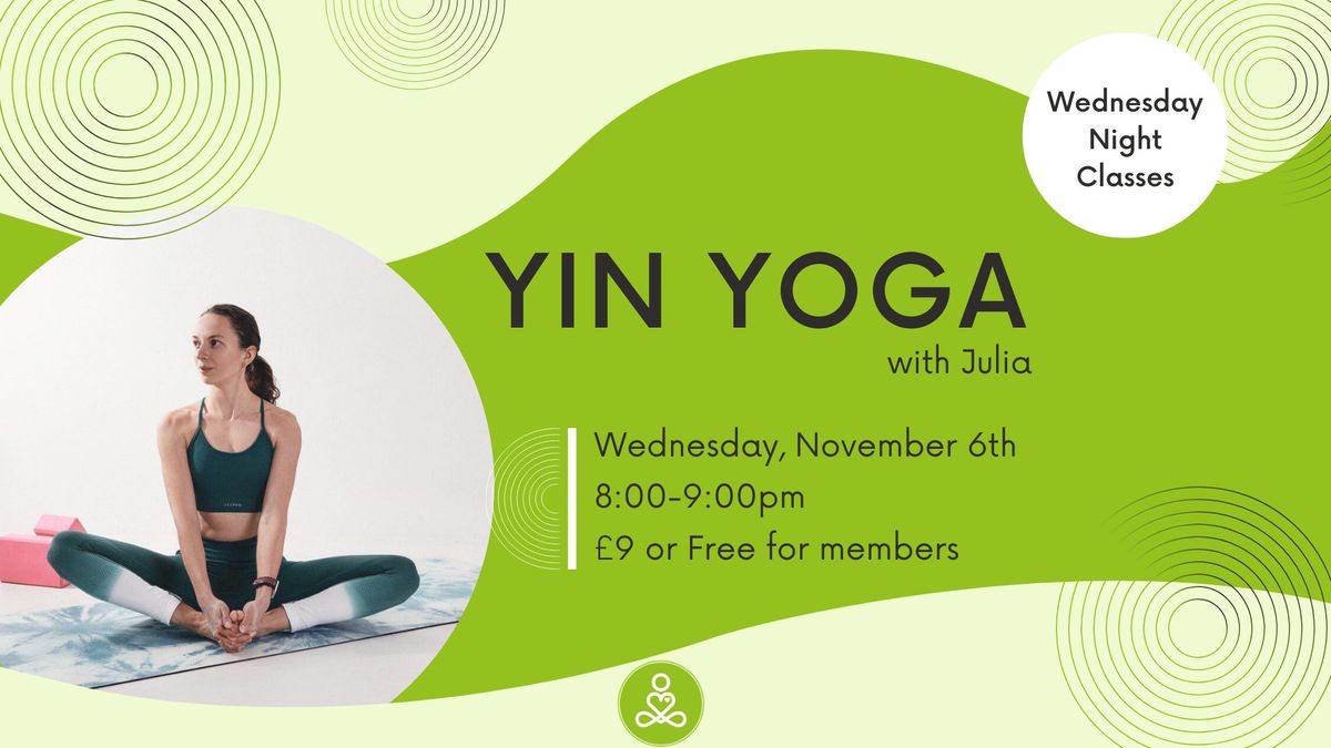 Yin Yoga with julia