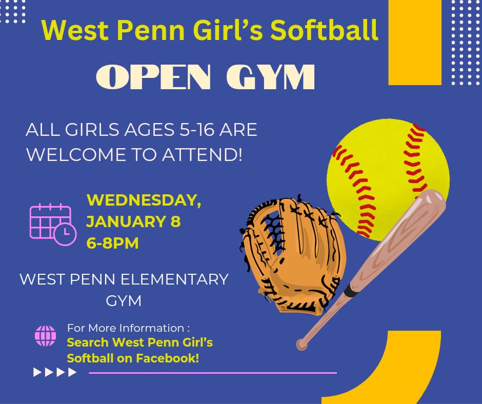 Girl's Softball Open Gym