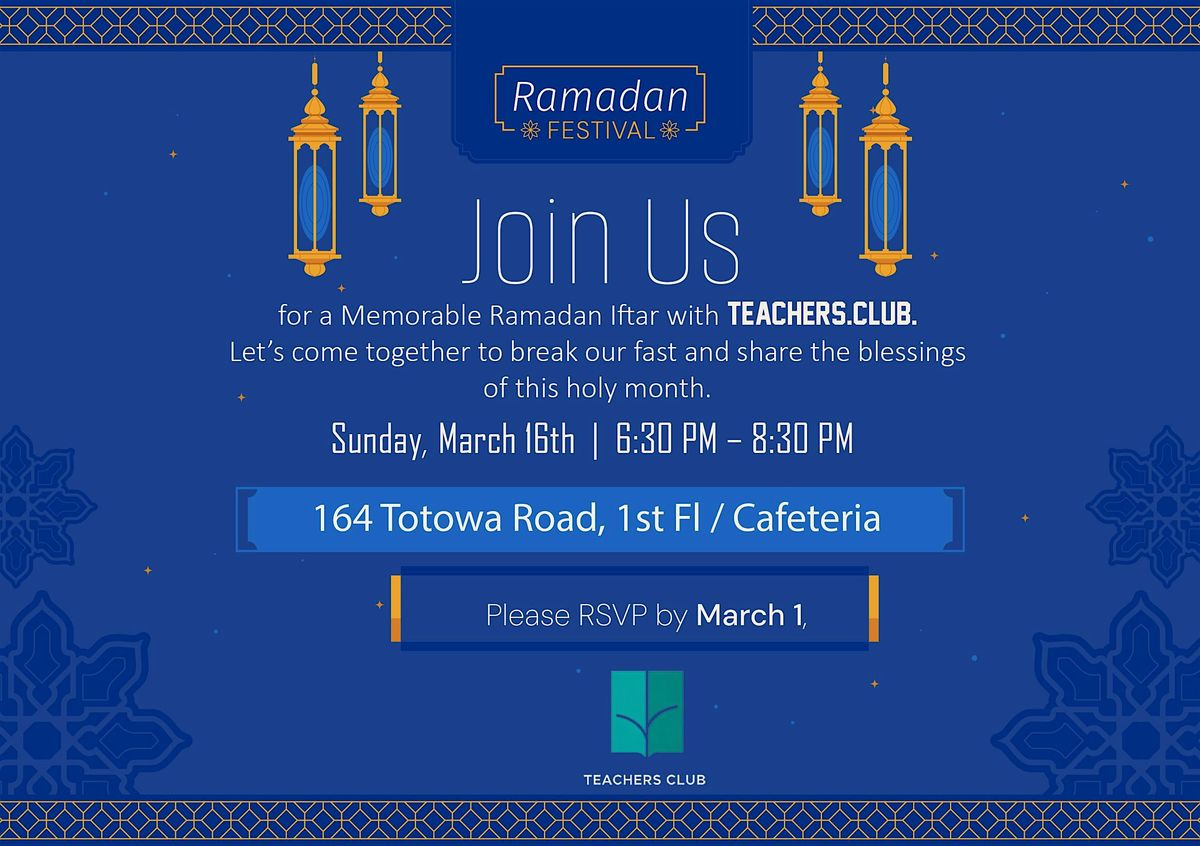 Teacher Club Ramadan Iftar