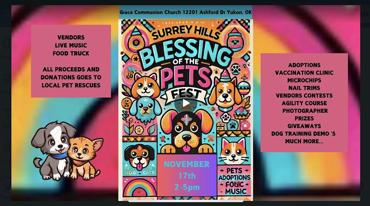 Surrey Hills Blessing of the Pets Fest and Adoption Event