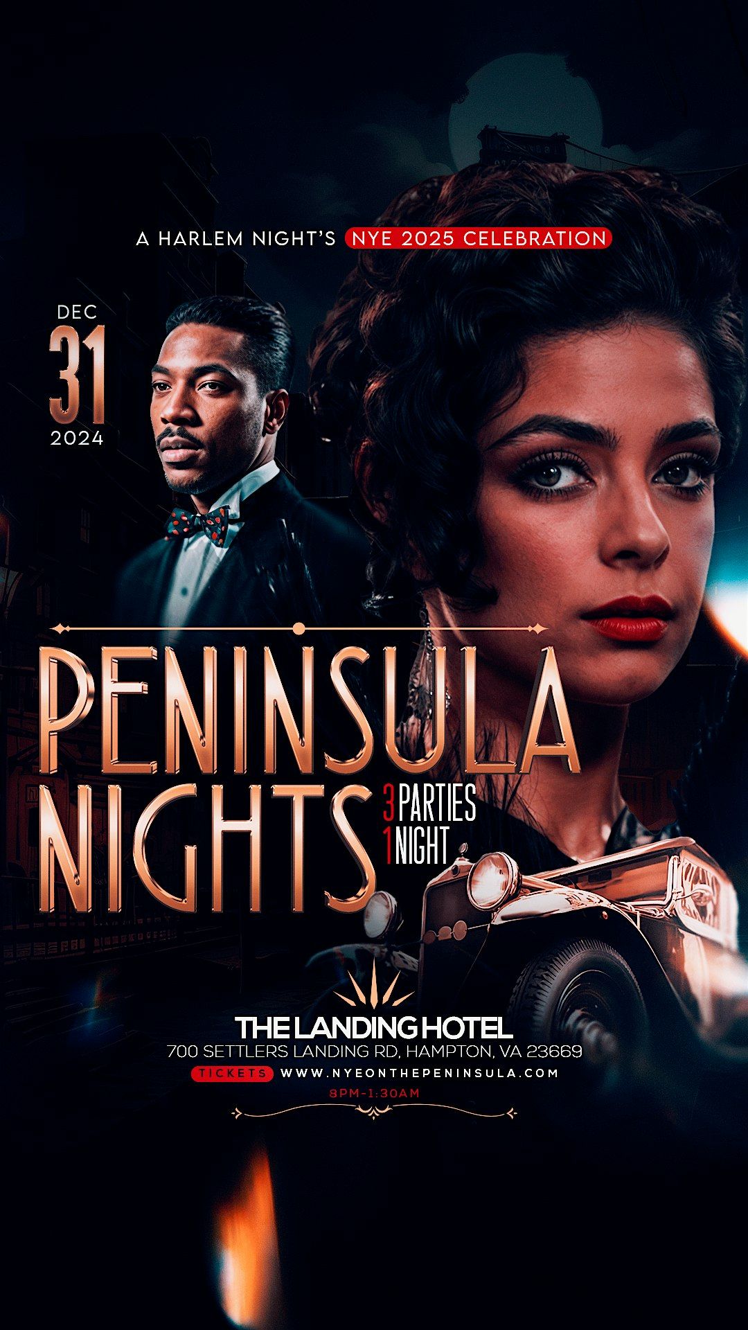 Peninsula Night's "A Harlem Night's New Years Eve Celebration"