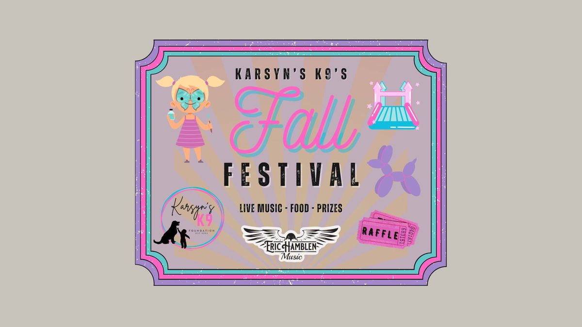 Karsyn\u2019s K9s Fall Festival