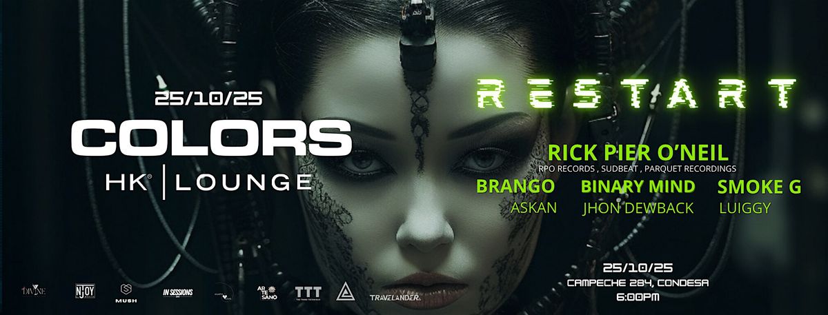 RICK PIER O'NEIL  AT RESTART  BY COLORS LABEL