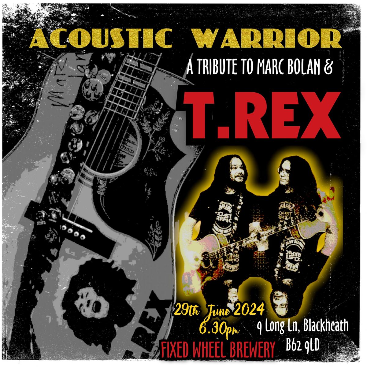 Blackheath Birmingham T.rex Tribute Acoustic Warrior 