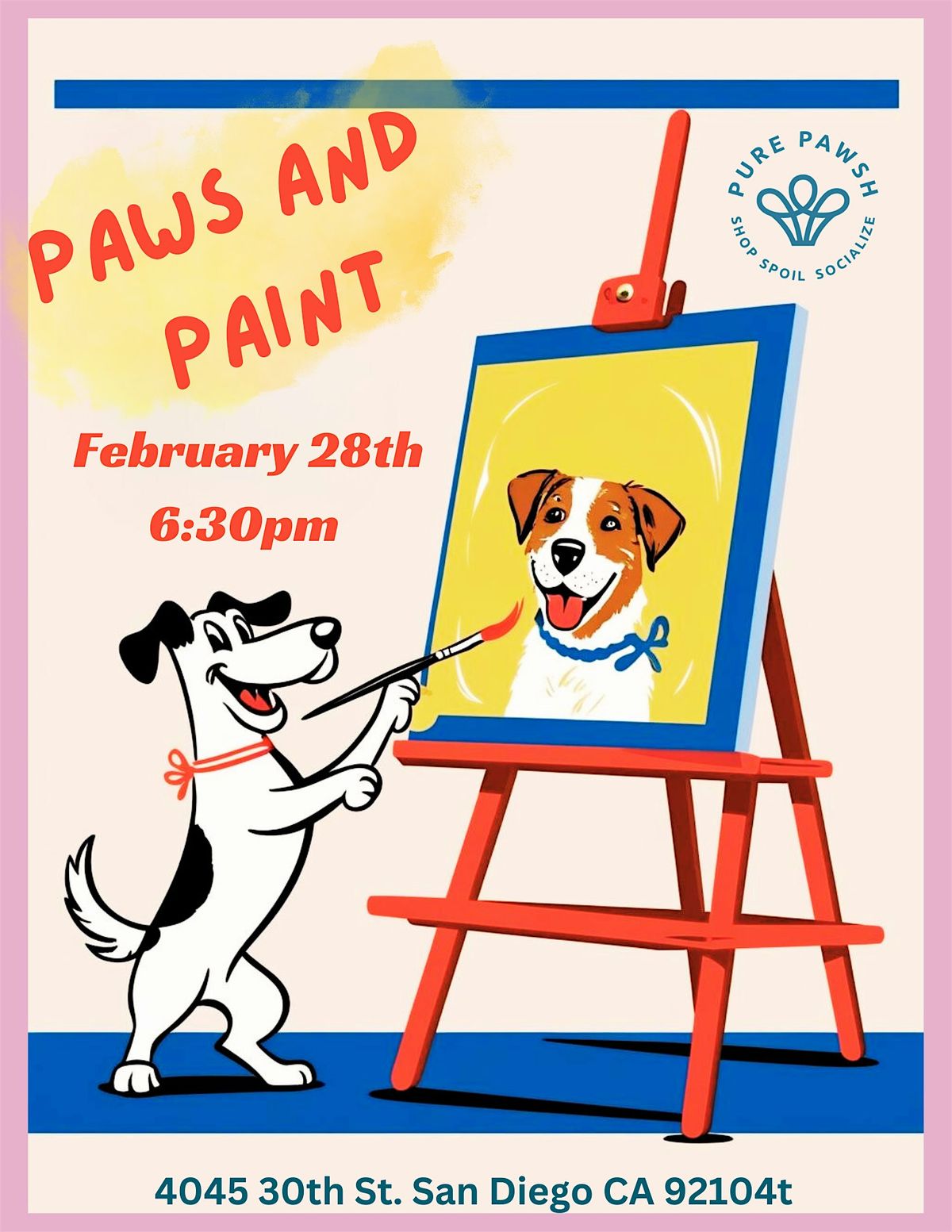 Paws & Paint: Pet Portrait Night