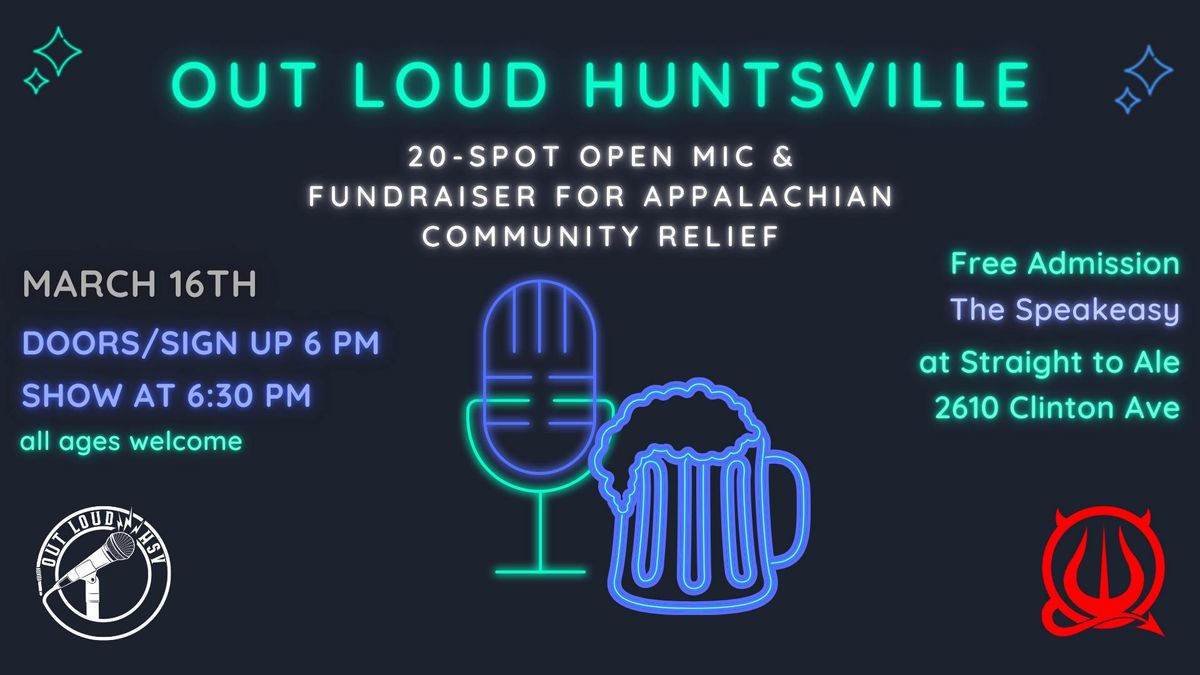 Open Mic & Appalachian Community Relief Fundraiser