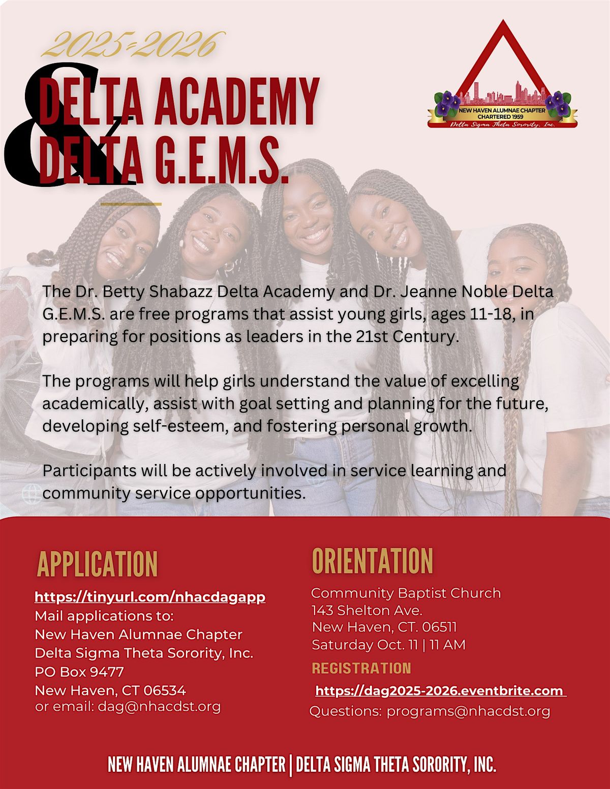 NHAC Delta Academy & G.E.M.S. Orientation