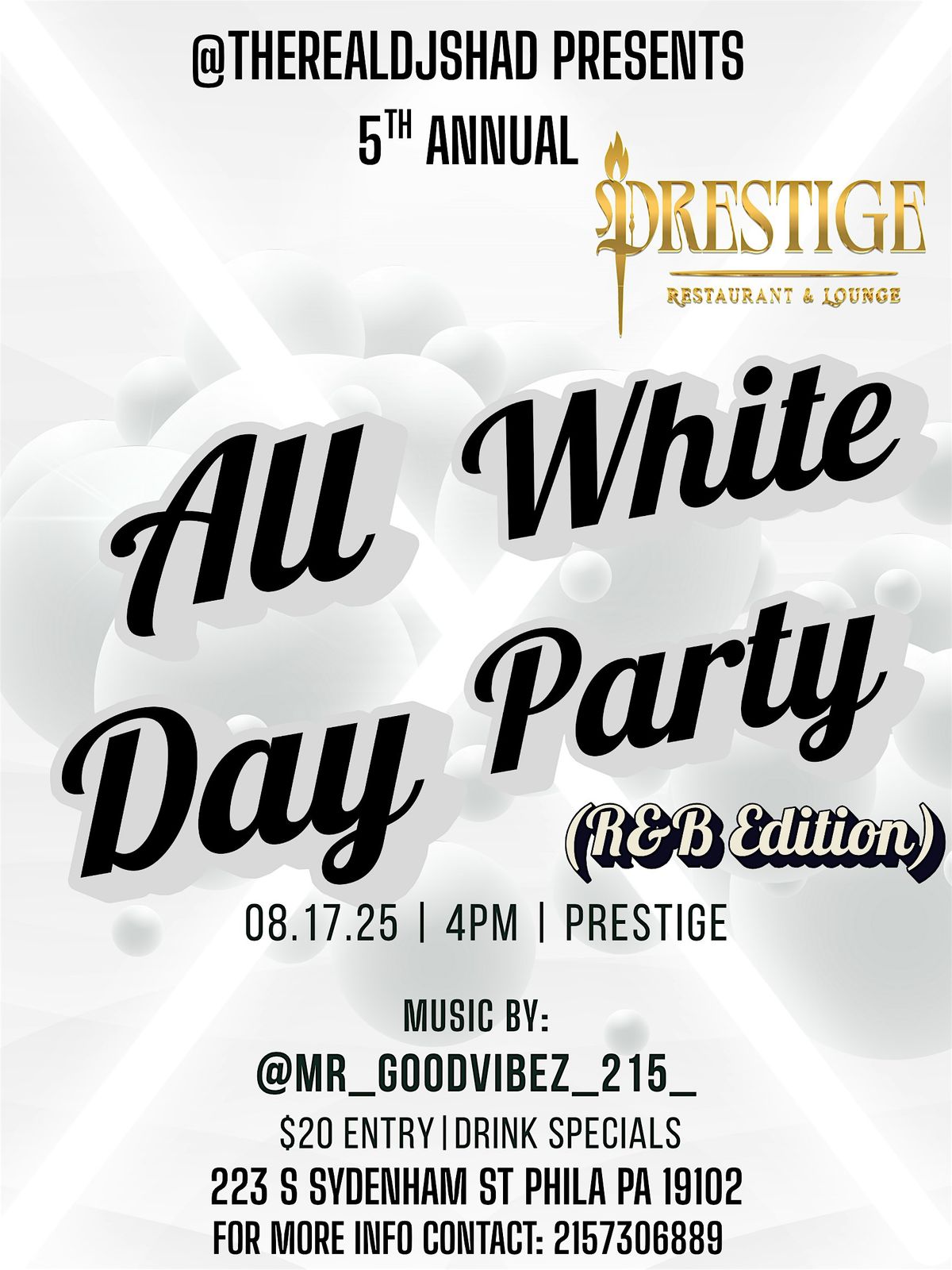 5th Annual All White Party