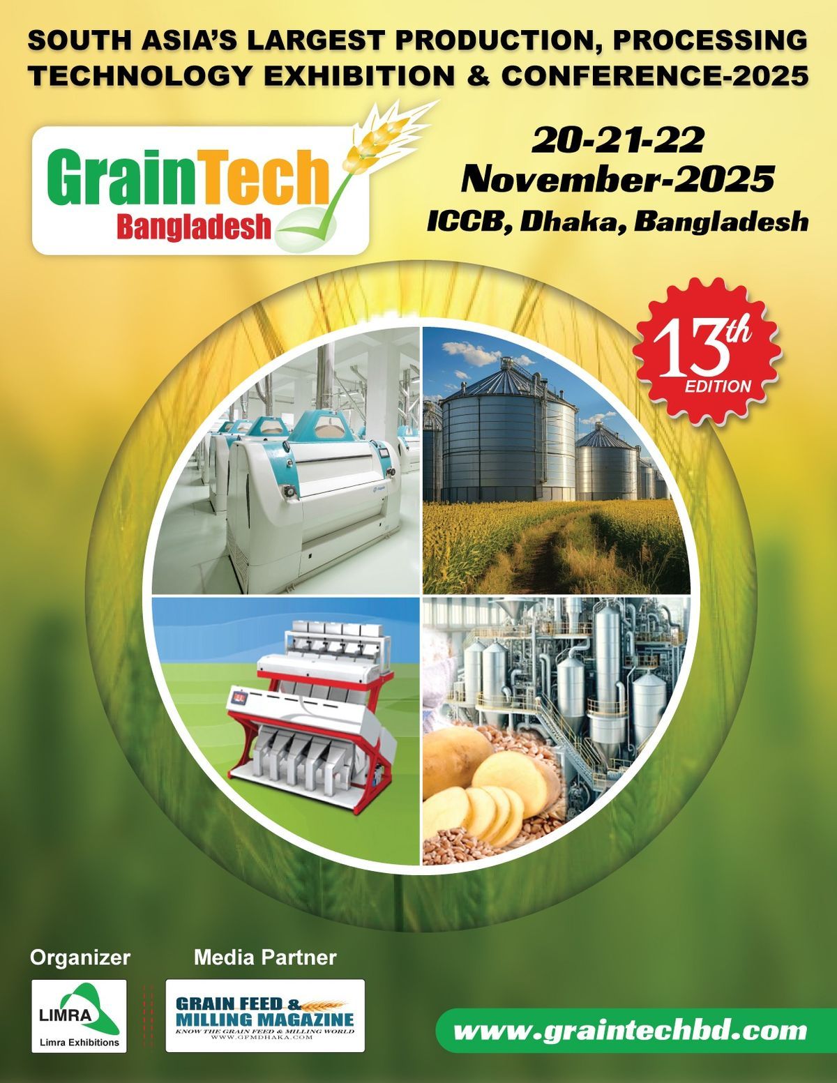 Grain Tech Bangladesh-2025 International Exhibition & Conference (13th Edition)