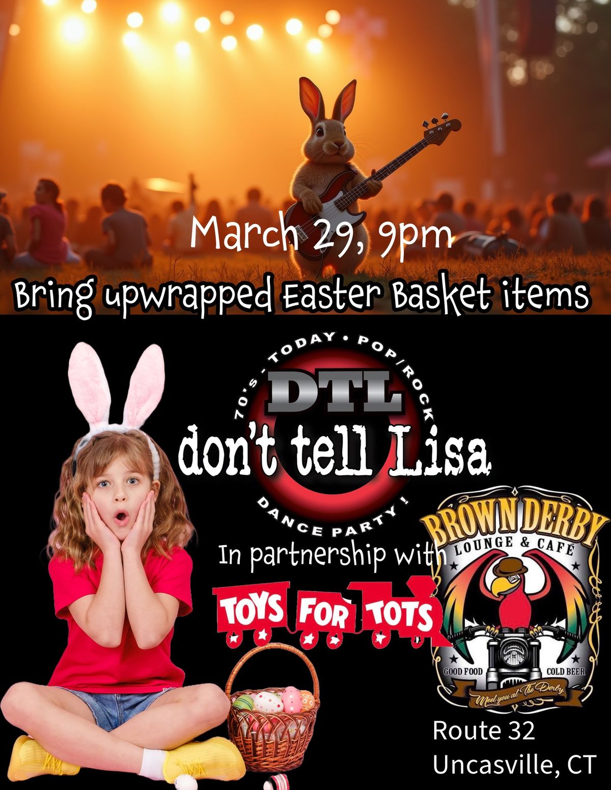 Don\u2019t Tell Lisa Easter Basket Gift Drive @ The Brown Derby 