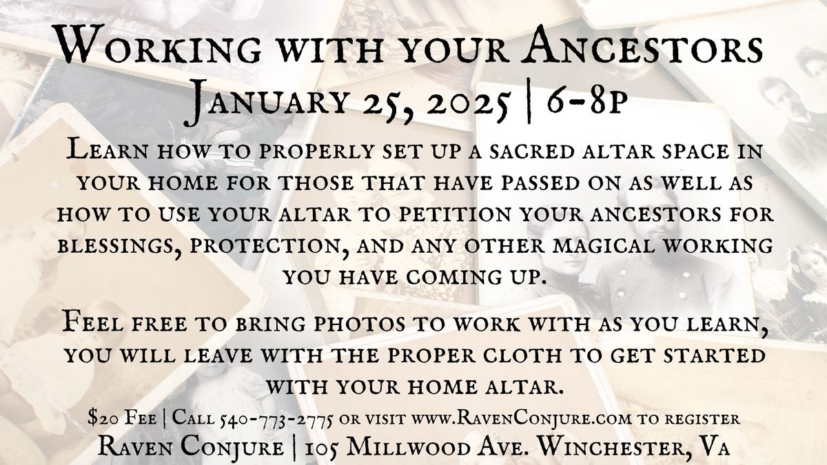 Working with Your Ancestors