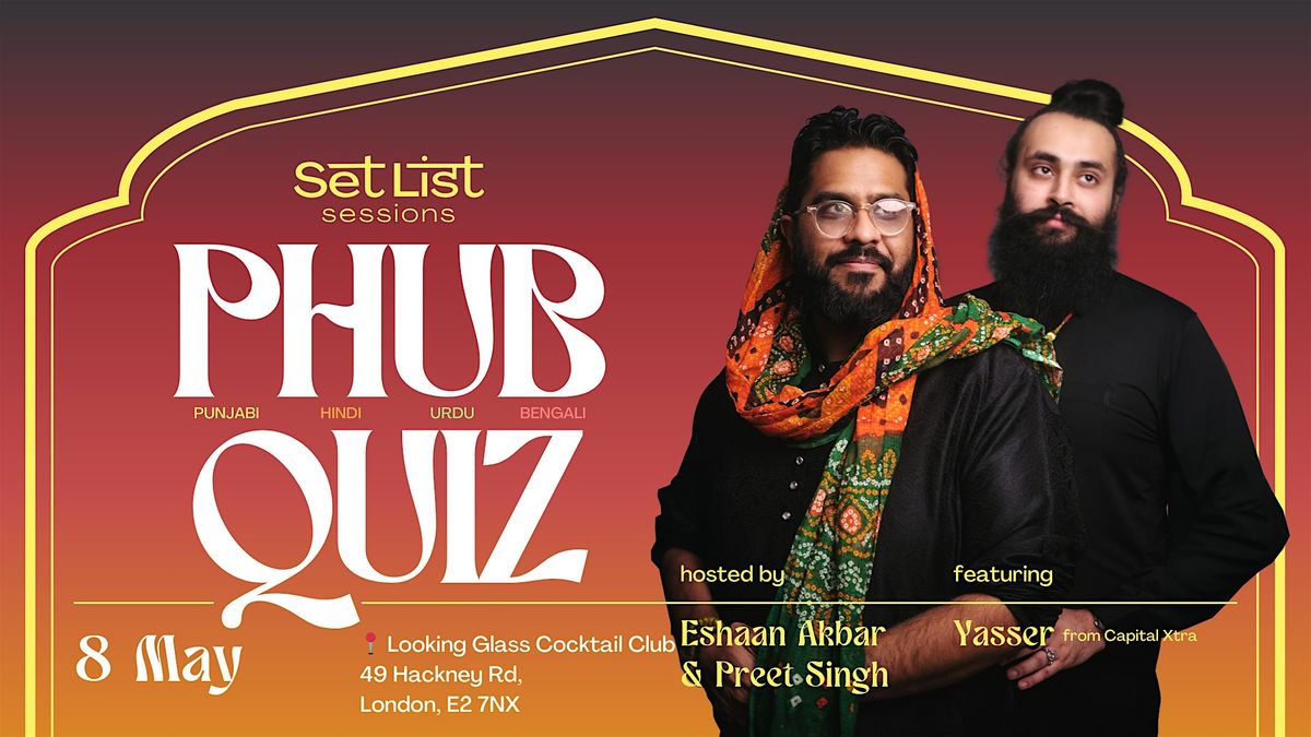 PHUB Quiz - A South Asian Pub Quiz