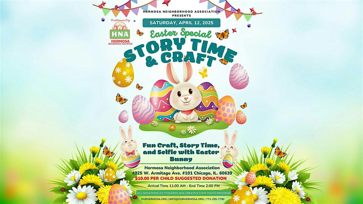 Easter Storytime and Crafts with The Easter Bunny!