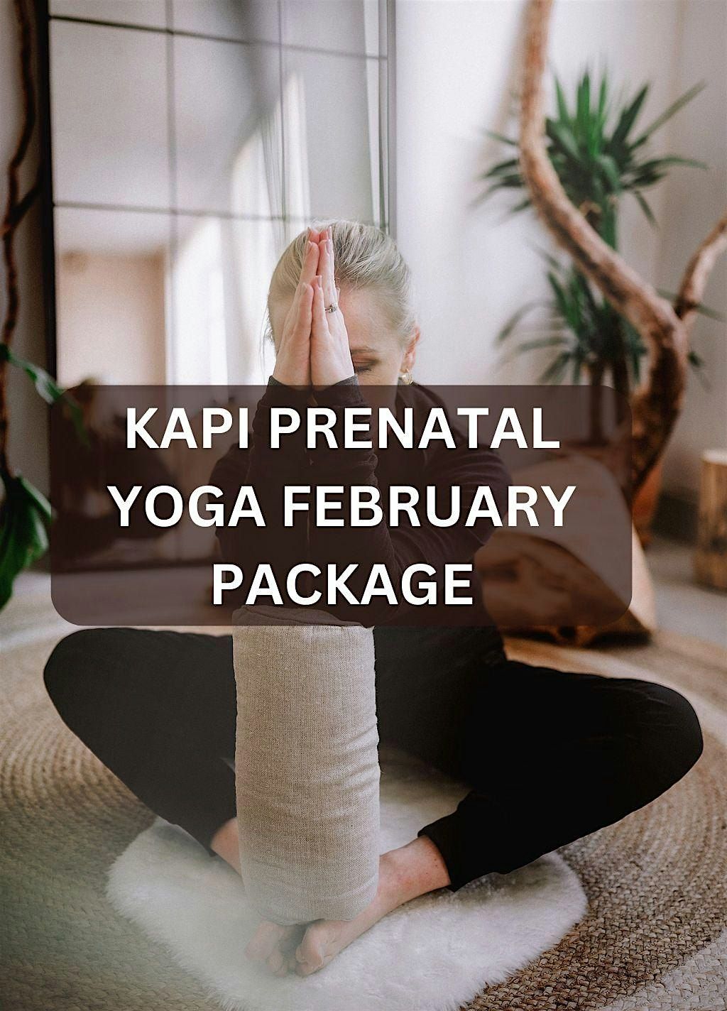 February Prenatal Yoga package (4 classes)