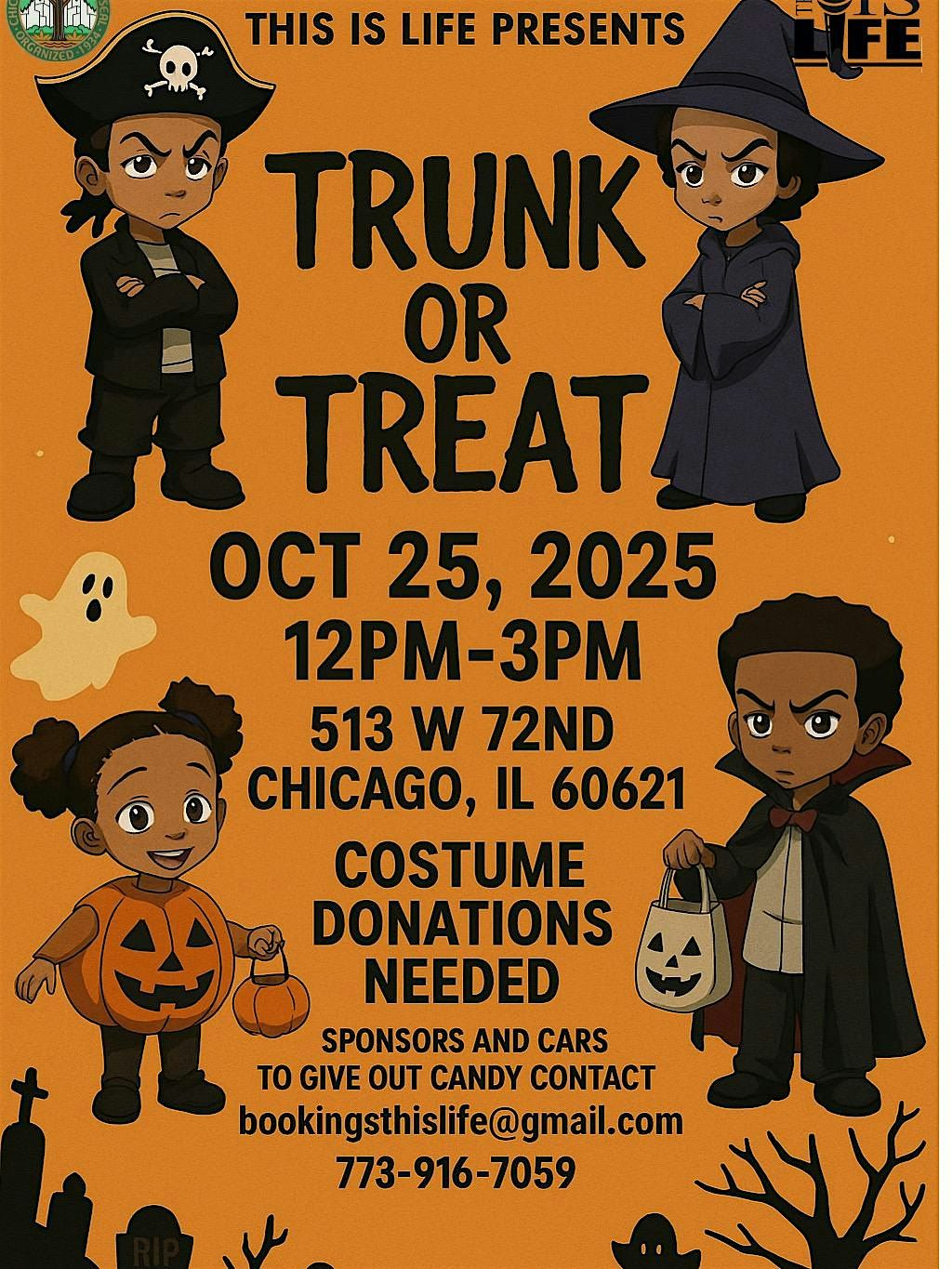 This is life Trunk or Treat & Halloween Costume Contest