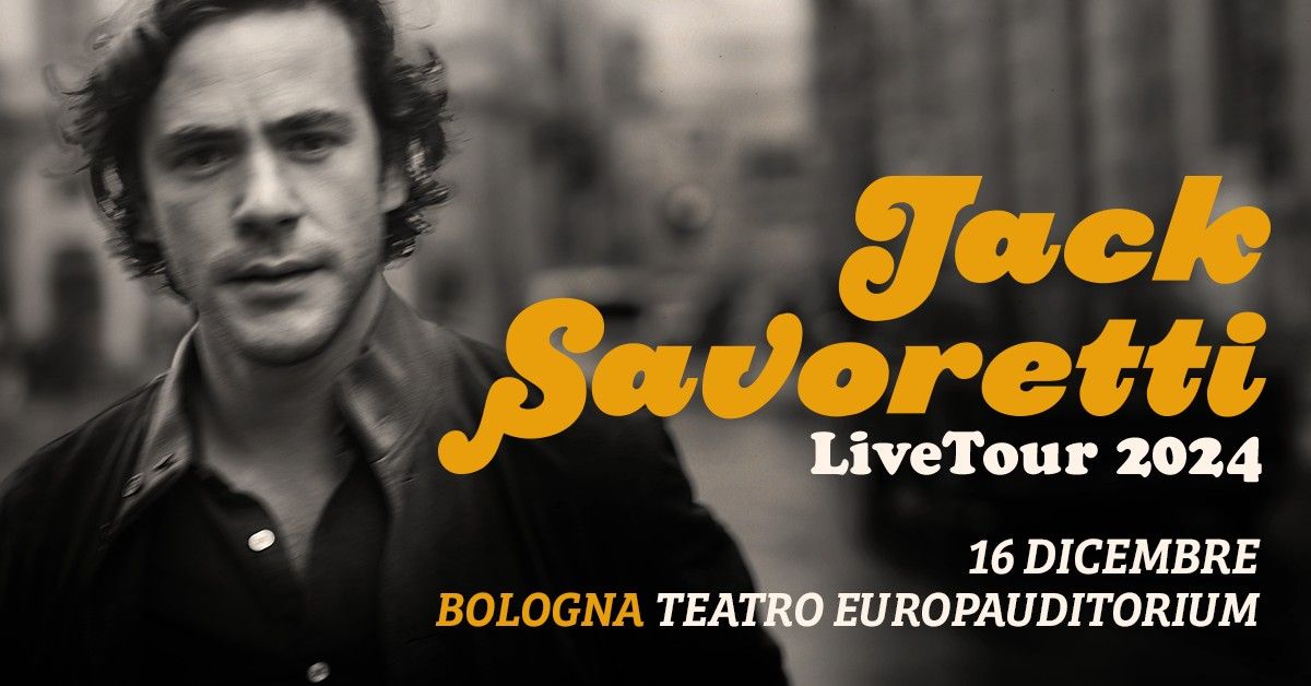 Jack Savoretti \ud83d\udd35\ud83d\udd35\ud83d\udd35 Teatro EuropAuditorium