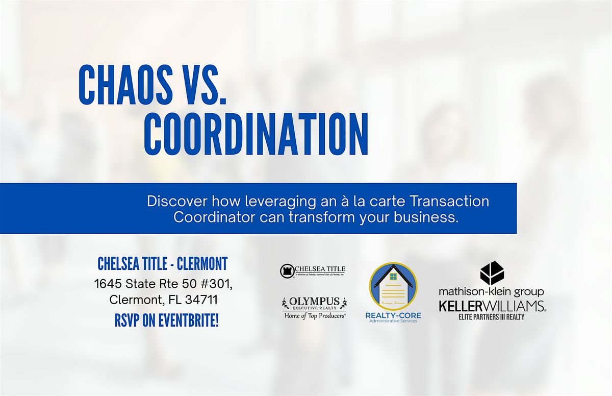 Chaos Vs. Coordinator